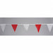 Pennants Vinyl Red/White 60 ft.