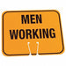 Traffic Cone Sign Org/Black Men Working