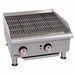 Gas CharRock Charbroiler 2 Burner L 36