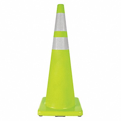 Traffic Cone 36 In.Fluorescent Lime