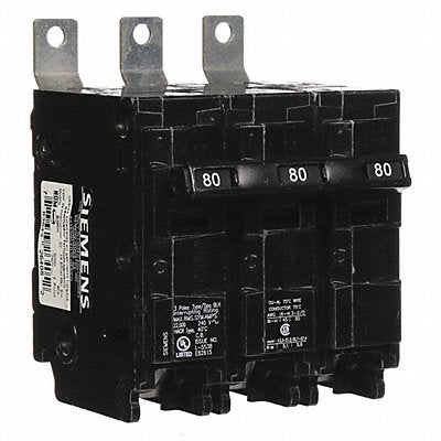 Circuit Breaker 80A Bolt On 240V 3P