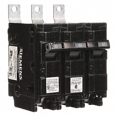 Circuit Breaker 80A Bolt On 240V 3P