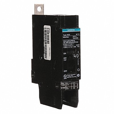 Circuit Breaker 40A Bolt On 277V 1P