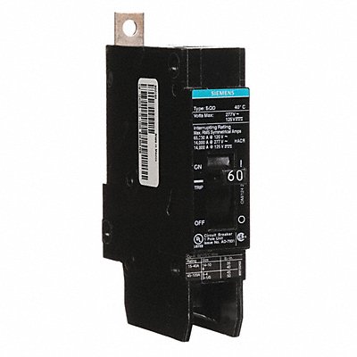 Circuit Breaker 60A Bolt On 277V 1P