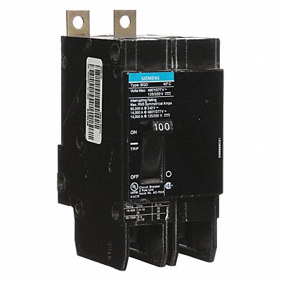 Circuit Breaker 100A Bolt On 480V 2P