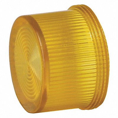 Pilot Light Lens 30mm Amber Plastic PK5