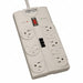 Datacom Surge Protector 8 Outlet White