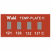 Non-Rev Temp Indicator Mylar PK10