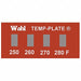 Non-Rev Temp Indicator Mylar PK10