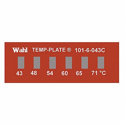 Non-Rev Temp Indicator Mylar PK10