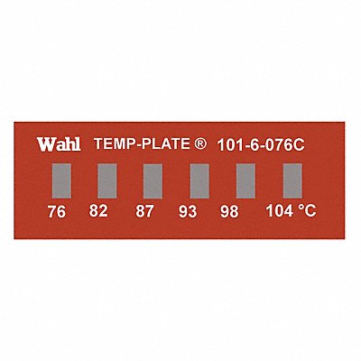 Non-Rev Temp Indicator Mylar PK10