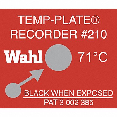 Non-Rev Temp Indicator Mylar PK10