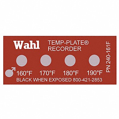 Non-Rev Temp Indicator Mylar PK10