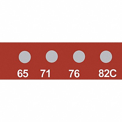 Non-Rev Temp Indicator Mylar PK10