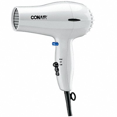 Hairdryer Handheld White 1600 Watts