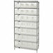 Bin Shlvng 24inx74inx36in Clear