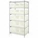 Bin Shlvng 24inx74inx36in Clear