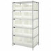 D5605 Bin Shlvng 24inx74inx36in Clear