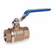 Brass Ball Valve Inline FNPT 1/2 in