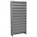 Enclosed Bin Shlvng 18x79x36in Gray