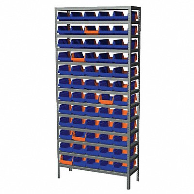 K6926 Bin Shlvng 12x79x36in Blue Orange