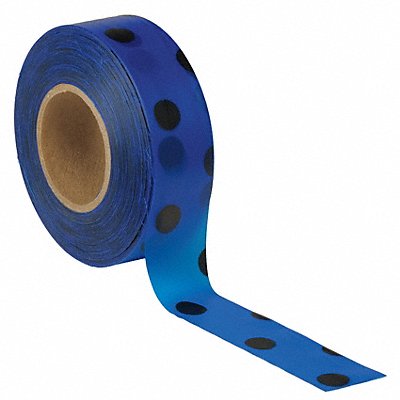 Flagging Tape Blue/Blk 300ft x 1-3/16In