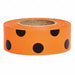 Flagging Tape Orange Glo/Black 150 ft