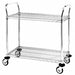 Utility Cart SS Wire Shelves 18Wx36Lx38H