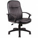 Executive Chair Leather Black