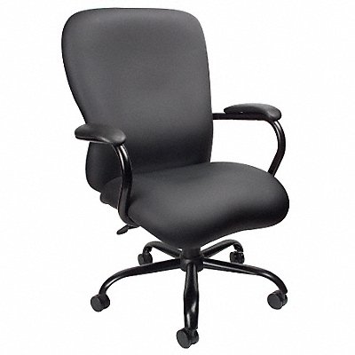 Exec Chair Vinyl Black 19-22 Seat Ht