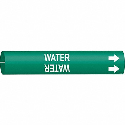 Pipe Marker Water 13/16 in H 4/5 in W