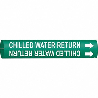 Pipe Mrkr Chilld Water Retrn 2in H 2in W