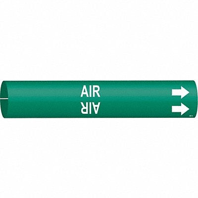 Pipe Marker Air 2 in H 2 in W