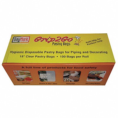 Disposable Pastry Bag 18in L 8in W PK100