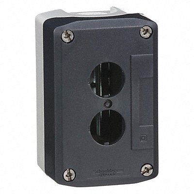 Pushbutton Enclosure 22mm 2 Hole Plastic