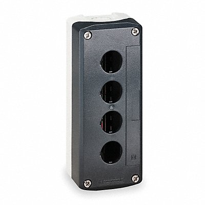 Pushbutton Enclosure 22mm 4 Hole Plastic