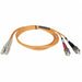 Fiber Cord Duplex LC ST 1m Orange