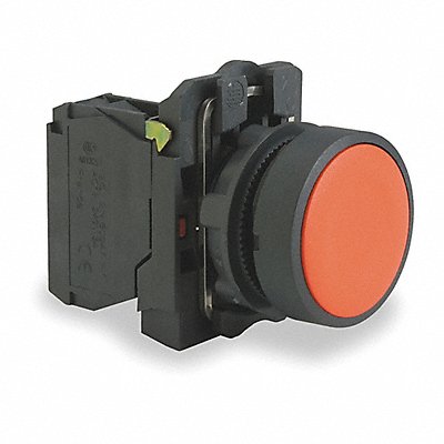 H7079 Non-Illum Push Button 22mm 1NO/1NC Red