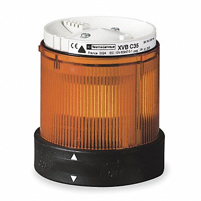 Tower Light Flashing 48to240V 70mm Ambr