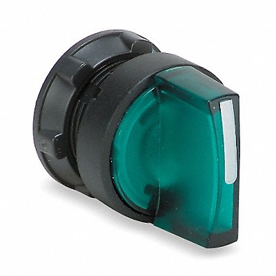 Illum Selector Switch 2 Pos 22mm Green