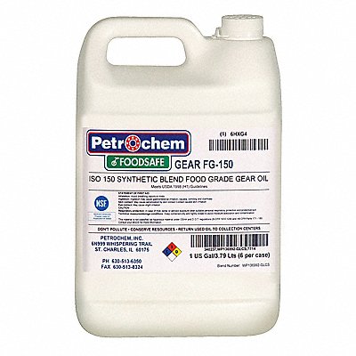 Food Grade SemiSyn Gear Oil ISO 150