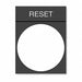 Legend Plate Reset White/Black