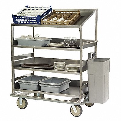 Dish Breakdown Cart 51 7/8 in L SS