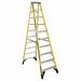 Stepladder Fiberglass 10 ft H 375 lb Cap