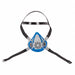 Half Mask Respirator Rubber Blue