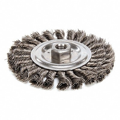 Twist Wire Wheel Brush Threaded Arbor