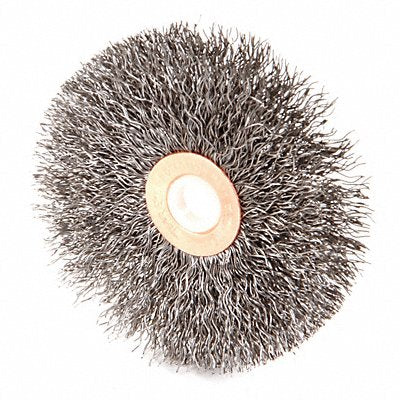 Crimped Wire Wheel Brush Arbor 3 In.