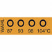 Non-Rev Temp Indicator Kapton PK10