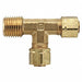 Run Tee Brass CompxM 1/4In PK10