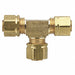 Union Tee Brass Comp 1/4In PK25